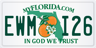 FL license plate EWMI26