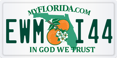 FL license plate EWMI44