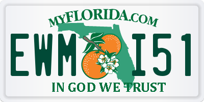 FL license plate EWMI51