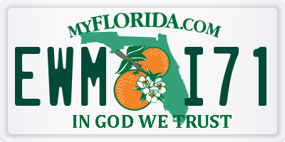 FL license plate EWMI71