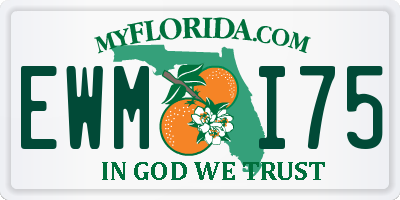 FL license plate EWMI75