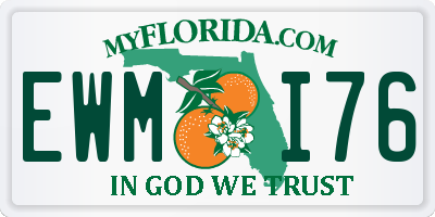 FL license plate EWMI76