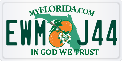 FL license plate EWMJ44