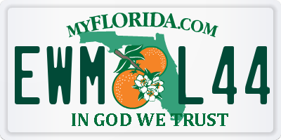 FL license plate EWML44