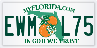 FL license plate EWML75