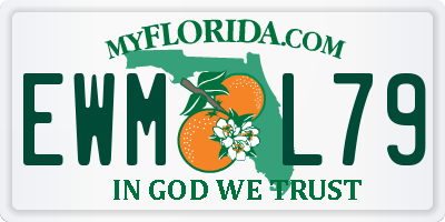FL license plate EWML79