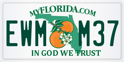 FL license plate EWMM37