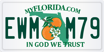 FL license plate EWMM79