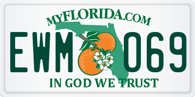 FL license plate EWMO69