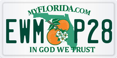 FL license plate EWMP28