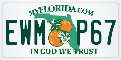 FL license plate EWMP67
