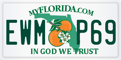 FL license plate EWMP69