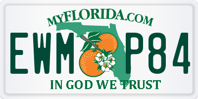 FL license plate EWMP84