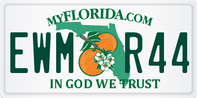 FL license plate EWMR44