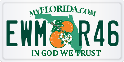 FL license plate EWMR46