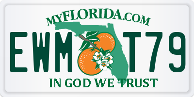 FL license plate EWMT79