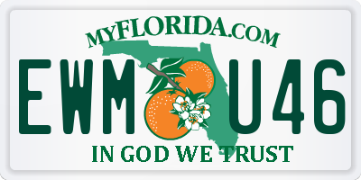 FL license plate EWMU46