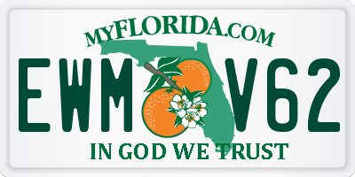 FL license plate EWMV62