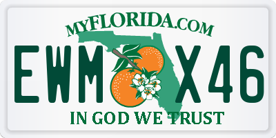 FL license plate EWMX46