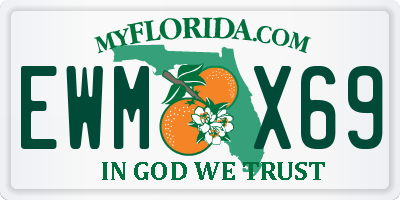 FL license plate EWMX69