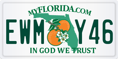 FL license plate EWMY46
