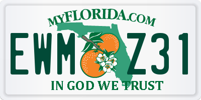 FL license plate EWMZ31