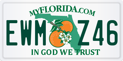FL license plate EWMZ46