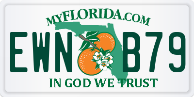 FL license plate EWNB79