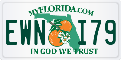 FL license plate EWNI79