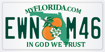 FL license plate EWNM46