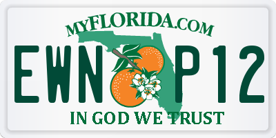 FL license plate EWNP12