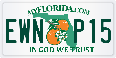 FL license plate EWNP15