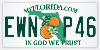 FL license plate EWNP46