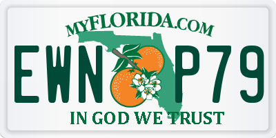 FL license plate EWNP79