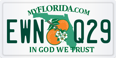 FL license plate EWNQ29