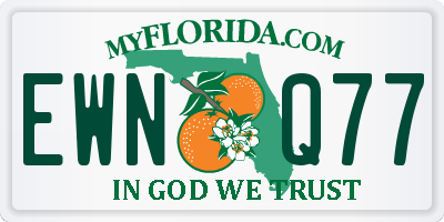 FL license plate EWNQ77