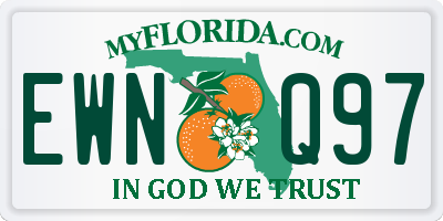 FL license plate EWNQ97