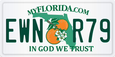 FL license plate EWNR79