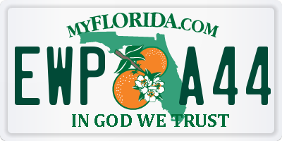 FL license plate EWPA44