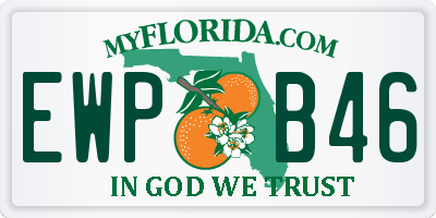 FL license plate EWPB46