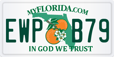 FL license plate EWPB79