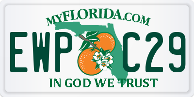 FL license plate EWPC29