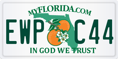 FL license plate EWPC44