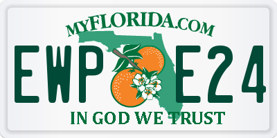 FL license plate EWPE24