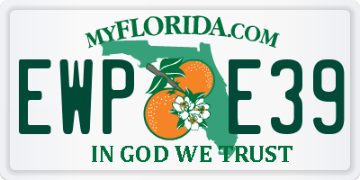 FL license plate EWPE39