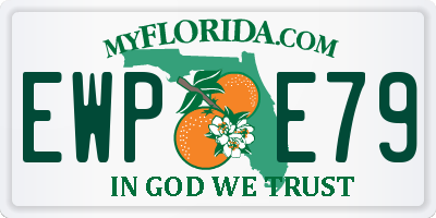 FL license plate EWPE79