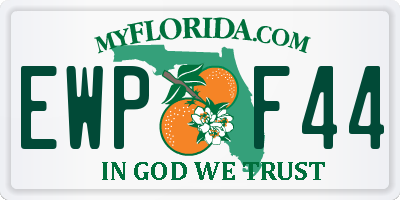 FL license plate EWPF44