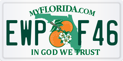 FL license plate EWPF46