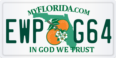 FL license plate EWPG64