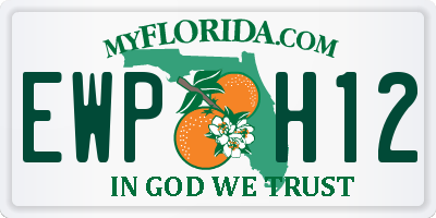 FL license plate EWPH12